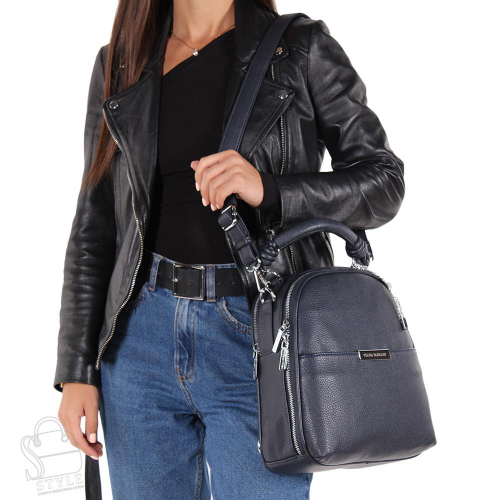 Рюкзак женский 670012-3 d.blue  Velina Fabbiano/30 в Новосибирске