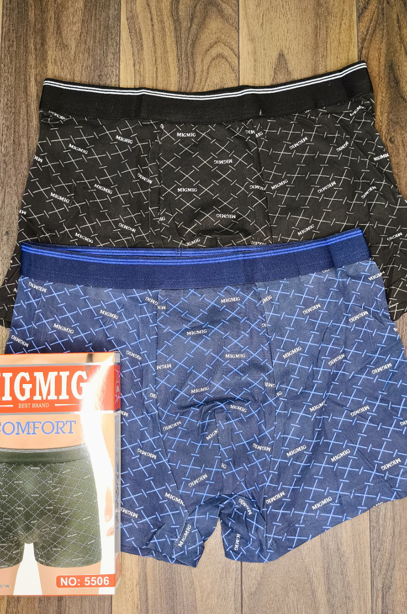 Боксеры мужские 5506, хлопок (цвета в ассортименте)