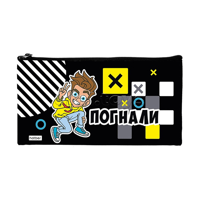 Пенал на молнии мягкий