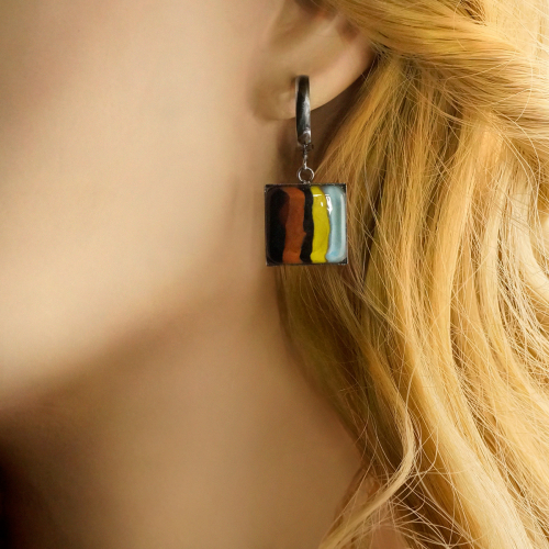Серьги из муранского стекла INFLUENCE LS3490