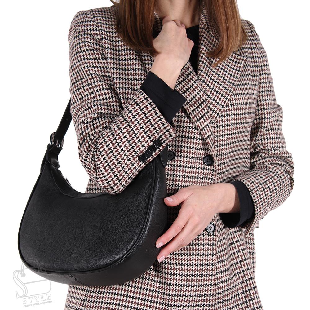 Сумка женская кожаная 5941Q black Polina&Eiterou/30