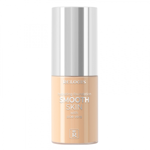 Крем тональный увлажняющий Smooth Skin с алоэ вера тон 02 натуральный бежевый
