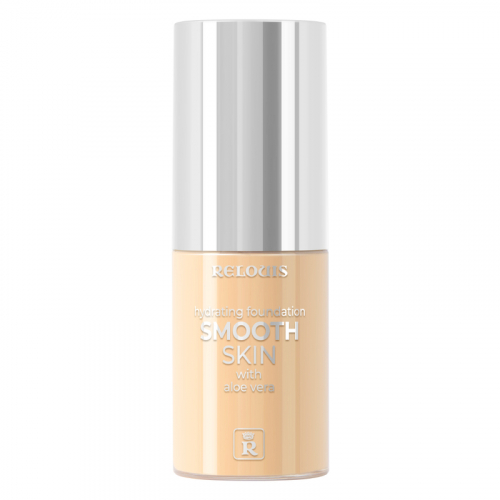 Крем тональный увлажняющий Smooth Skin с алоэ вера тон 01 светлый бежевый