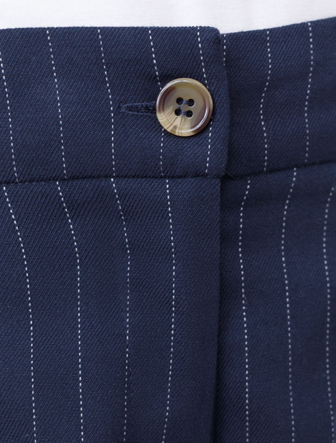 Шорты из костюмной ткани D28.053 темно-синий