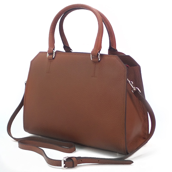 СКИДКА. Женская сумка BA Forstmann. Кожа. F-P 107 caramel/dark blue