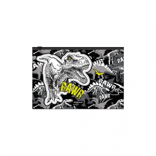  АКЦИЯ 17р. 200р.Zip-пакет пластиковый ErichKrause® Dinosaur Park, B5 (в пакете по 12 шт.)