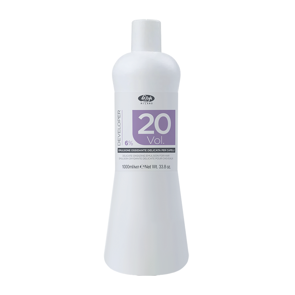 LISAP Оксидант-лосьон для волос 6% / Delicate Oxidizing Emulsion for hair 20 vol 1000 мл