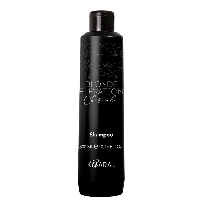 KAARAL Шампунь тонирующий черный угольный / BLONDE ELEVATION CHARCOAL SHAMPOO 300 мл
