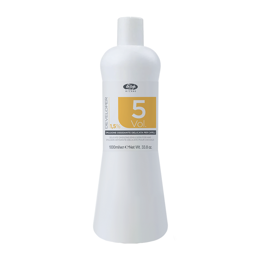 LISAP Оксидант-лосьон для волос 1,5% / Delicate Oxidizing Emulsion for hair 5 vol 1000 мл