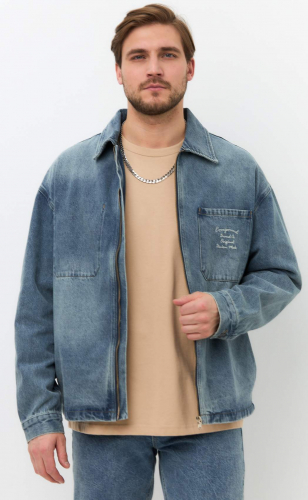 Куртка джинс F511-1253-1 l.blue