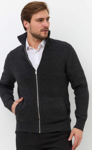 Кардиган F511-1552 d.grey melange