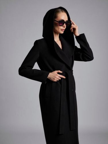 Пальто: К532-12 Черный DIZ Jet Black