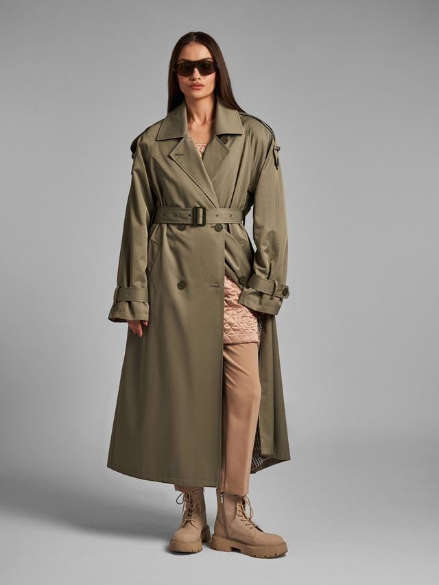 Ст.цена 9500р. Плащ: В153-13 Хаки 6-21