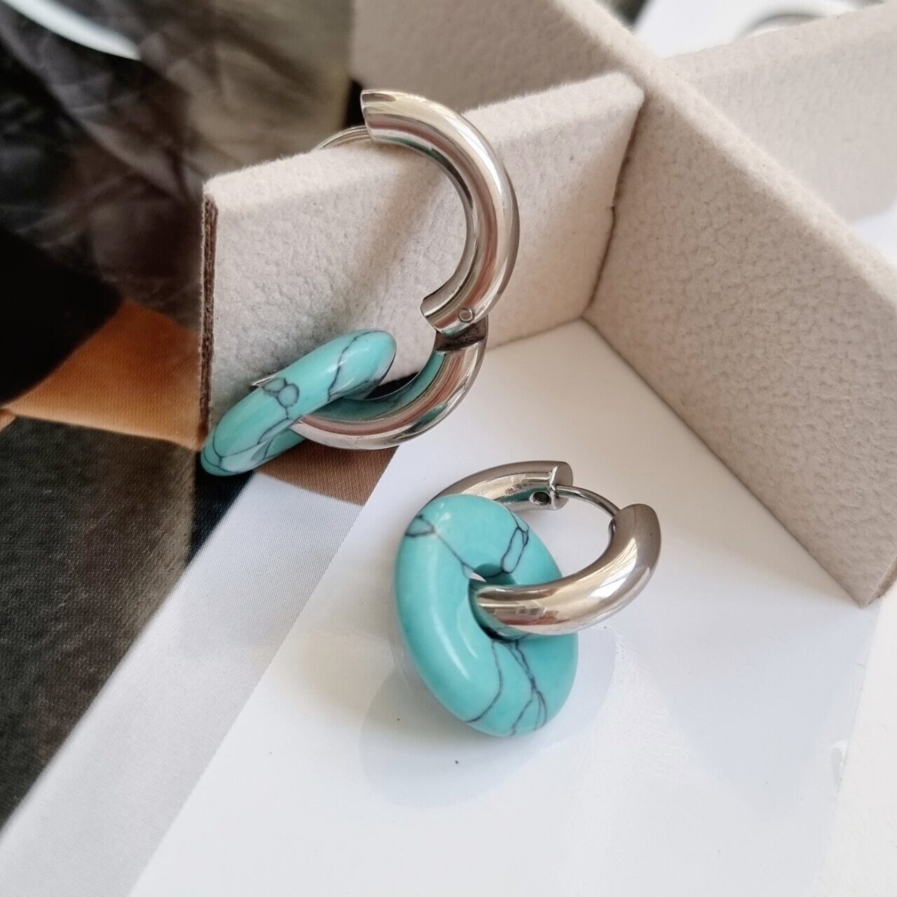 Серьги ювелирная бижутерия