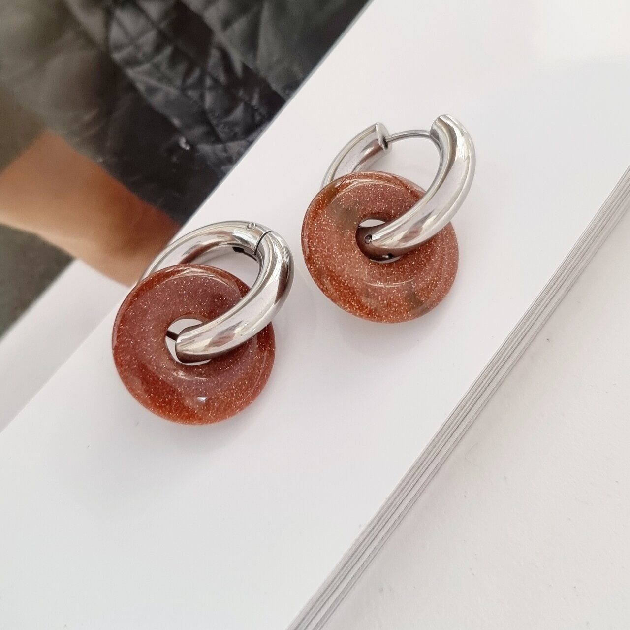 Серьги ювелирная бижутерия
