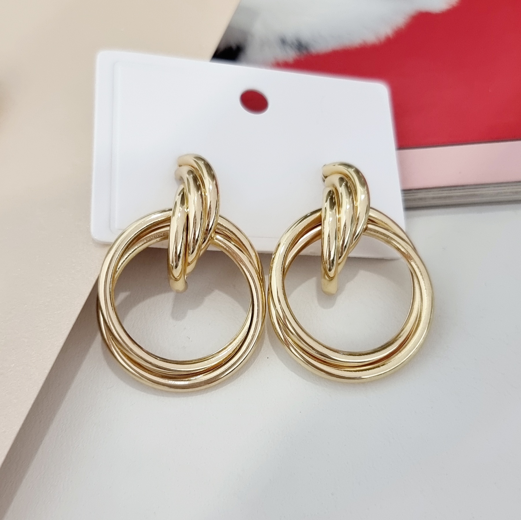 Серьги женские бижутерия на уши, коллекция LALIQ, арт. 003.242