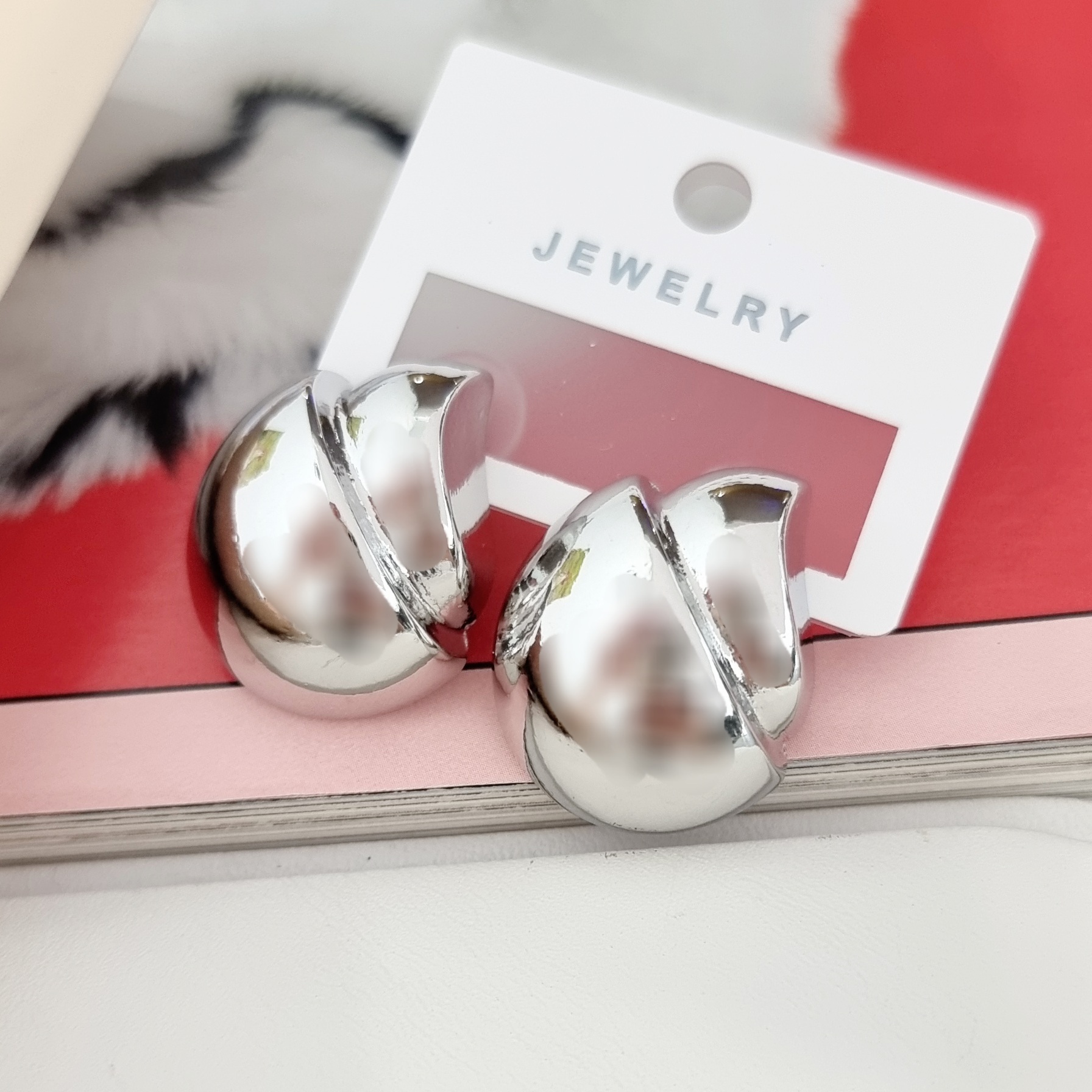 Серьги женские бижутерия на уши, коллекция LALIQ, арт. 003.214