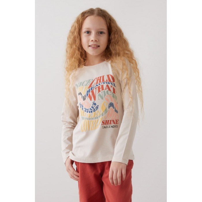 3701-016-1 Лонгслив для девочек Cichlid