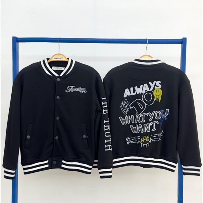 3751-014 Бомбер трикотажный для мальчиков Mackays