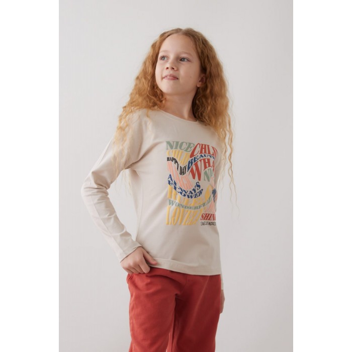 3701-016-1 Лонгслив для девочек Cichlid