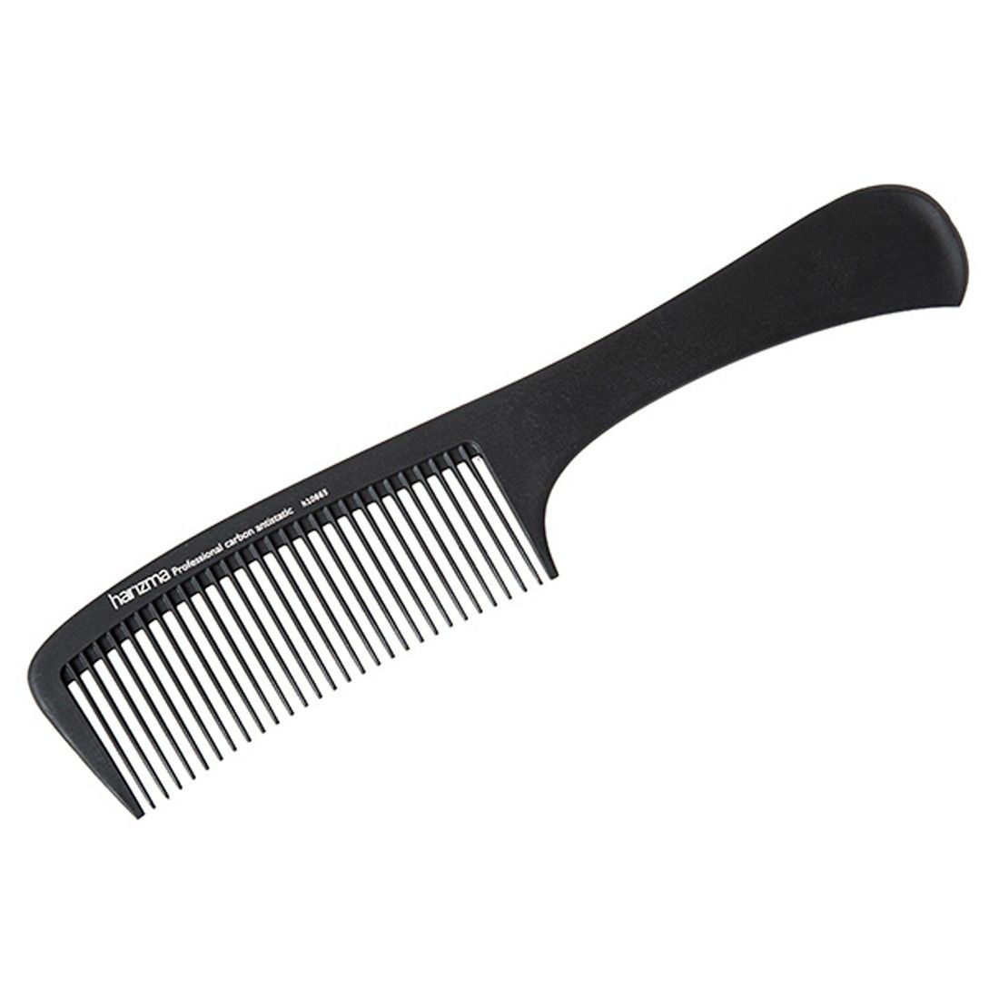 Harizma Расчёска с ручкой / Carbon, 22,5 см