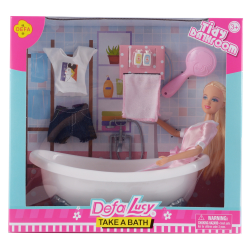 1_шт в наличии_Игровой набор с куклой DEFA Lucy 