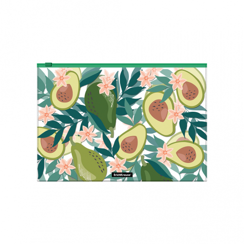  АКЦИЯ 30р. 90р.Zip-пакет пластиковый ErichKrause® Avocado Dusk, A4 (в пакете по 12 шт.)