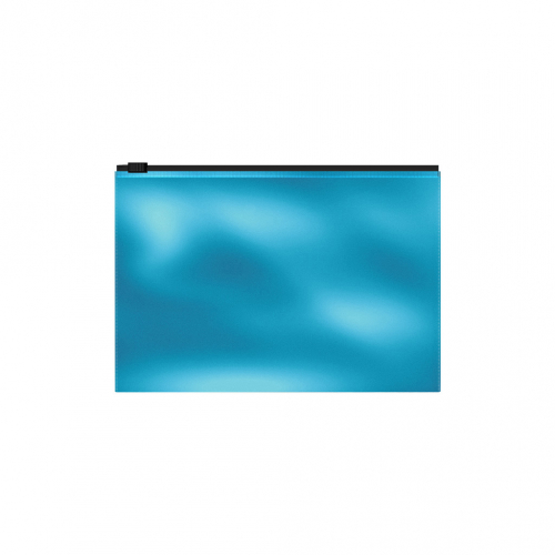 АКЦИЯ 15р. 80р.Zip-пакет пластиковый ErichKrause® Glossy Ice Metallic, B5, непрозрачный, голубой (в пакете по 12 шт.)