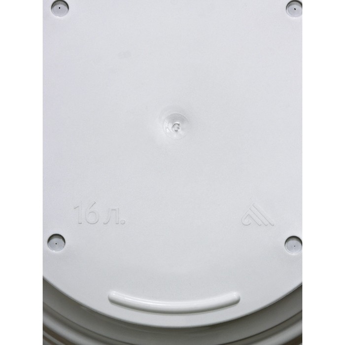 Горшок для цветов с поддоном «Виола», 16 л, пластиковый, белый