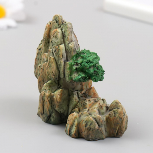 Фигурка для флорариума полистоун «Горный утёс», 9×4.8×8.5 см