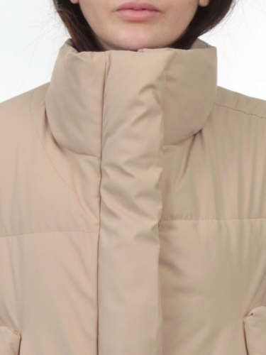 24122 DK. BEIGE Жилет утепленный женский (100 гр. холлофайбер)