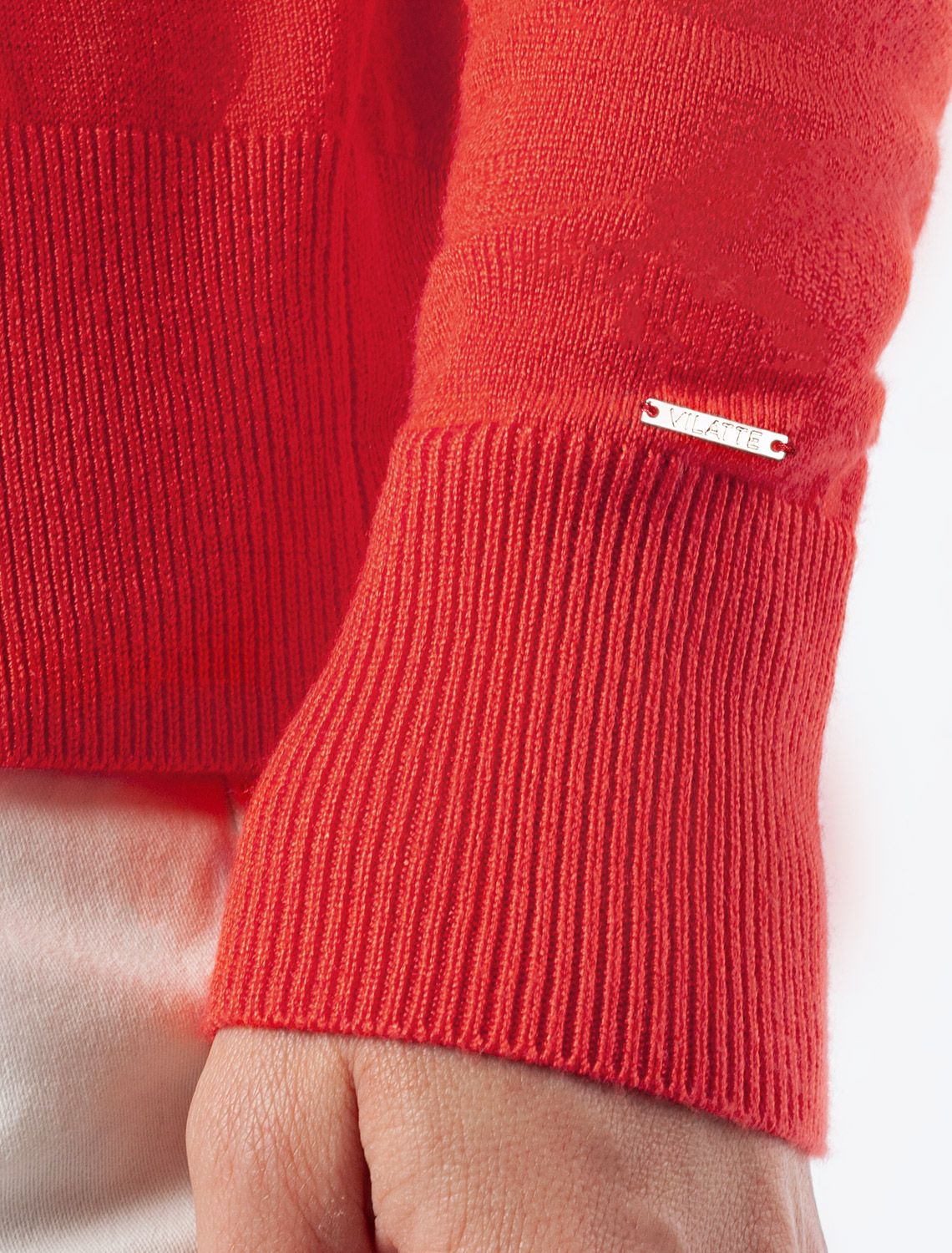 Кардиган тонкой вязки из вискозы D31.137 коралловый