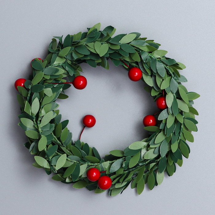 Лиана искусственная для декора «Листья с ягодками», 3 метра, 13 × 13 × 2 см