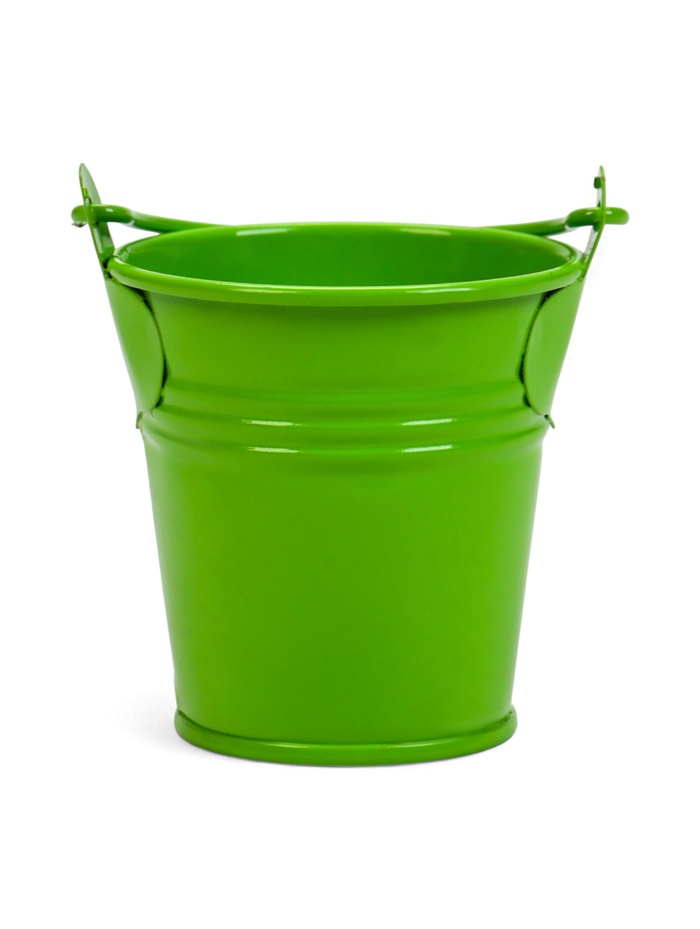 Декоративно кашпо для цветов «Ведёрко Томми», 100 мл, d=5.3 см, h=5.6 см, металлическое