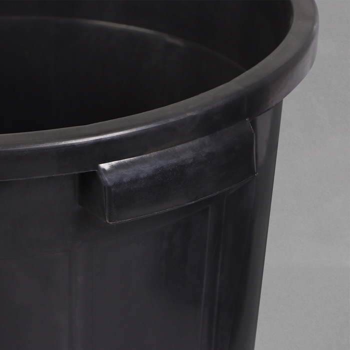 Бак хозяйственно - бытовой, 40 л, полипропилен, с крышкой, чёрный