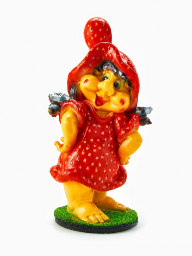 Садовая фигура из гипса «Гном клубничка», 54×22×28 см