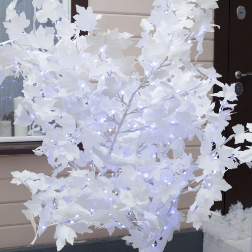 Светодиодное дерево «Клён белоснежный» 1.8 м, 384 LED, постоянное свечение, 220 В, свечение белое