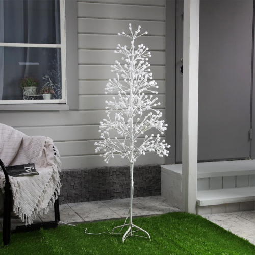Светодиодное дерево «Шарики» 1.5 м, 360 LED, постоянное свечение, 220 В, свечение тёплое белое