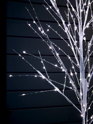 Светодиодное дерево «Яркие светлячки» 1.5 м, 300 LED, постоянное свечение, 220 В, свечение белое