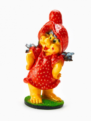 Садовая фигура из гипса «Гном клубничка», 54×22×28 см