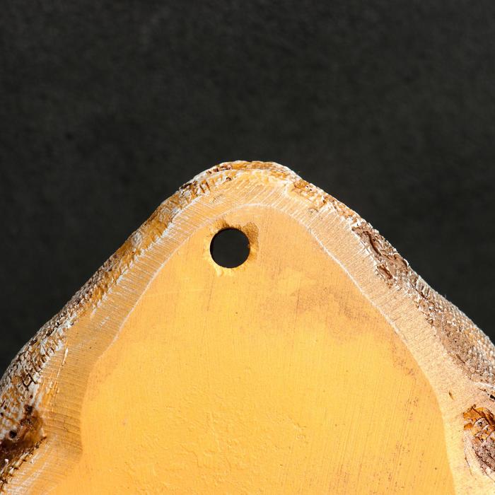 Фигурное кашпо из гипса «Ёжик в мешочке с кукурузой», 0.18 л, 13.2×11×20 см