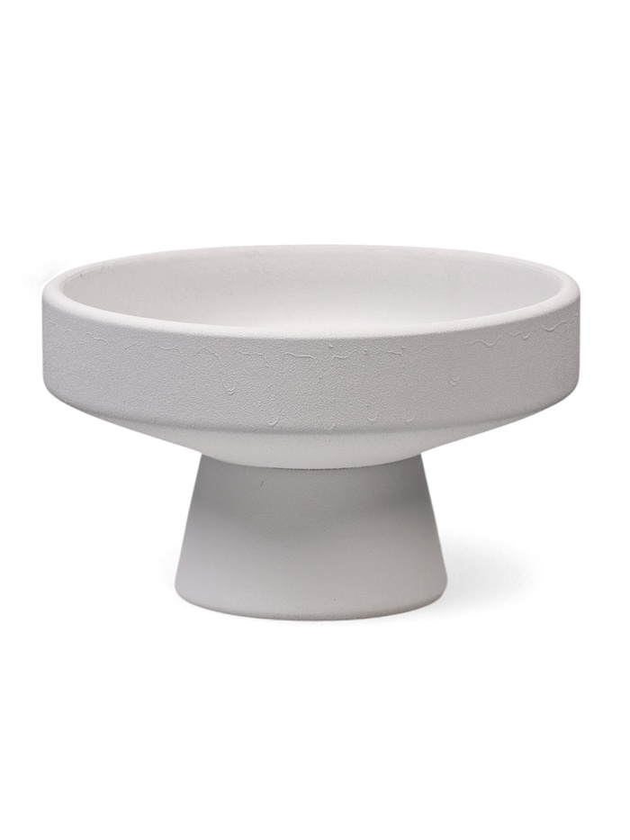 Декоративное кашпо для цветов «Кристофер», 13×13×8 см, керамическое, белое