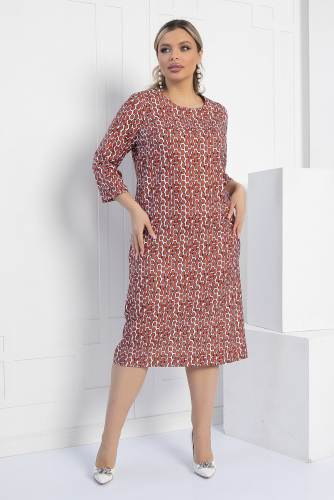 Платье Эпоха моды (терракотовое) П12759-25М