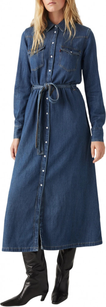 Платье женское QUINNEY DENIM DRESS DARK INDIGO - WORN IN, LEVIS