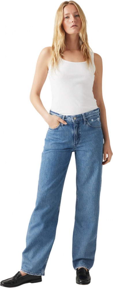 Джинсы женские WELLTHREAD BAGGY DAD LIGHT INDIGO - WORN IN, LEVIS