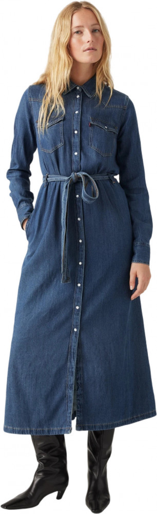 Платье женское QUINNEY DENIM DRESS DARK INDIGO - WORN IN, LEVIS