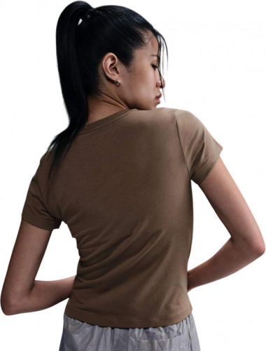 Футболка женская W NSW SS SLIM TEE PNX GRX, Nike