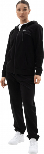 Брюки женские Woman, French Terry Joggers, Black, RANK