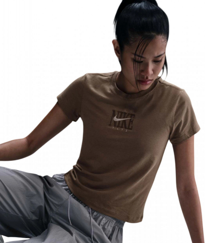 Футболка женская W NSW SS SLIM TEE PNX GRX, Nike