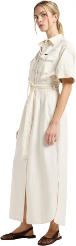 Платье женское SS MAXI WESTERN DRESS ECRU, LEE